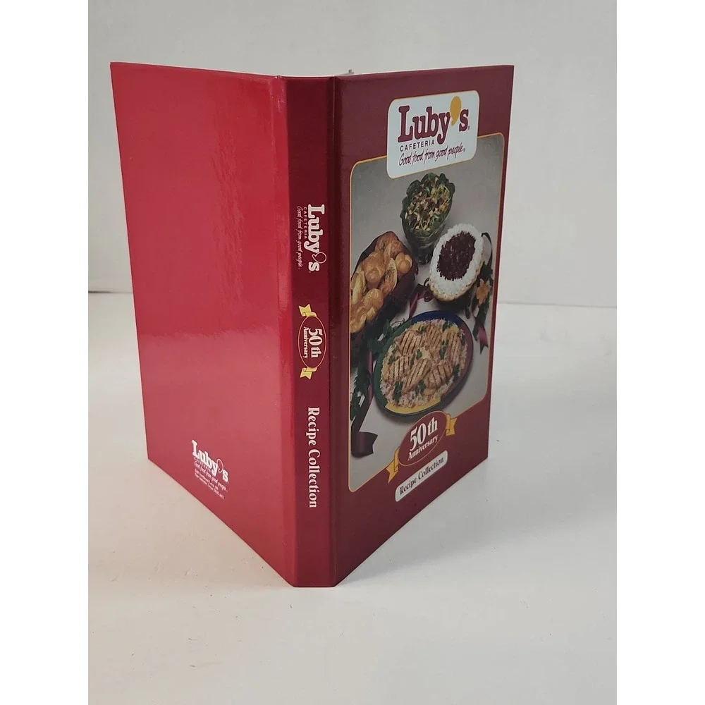 Lubys Cafeteria 50th Anniversary Recipe Collection Cookbook 1996 Texas‎ Spiral